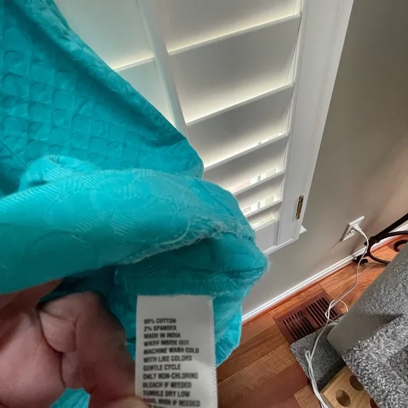 Crown & Ivy Teal Midi Dress - Picture 5 of 6